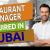 Restaurant Manager Required in Dubai