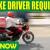 BIKE DRIVER REQUIRED