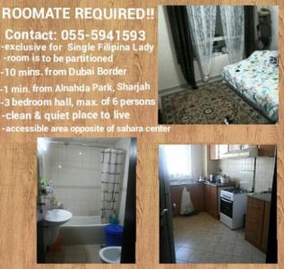 Searching for Room mate- Filipina Lady Only