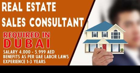 Real Estate Sales Consultant Required in Dubai