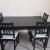 IKEA Extendable Dining Table with 4 Chairs & Cushions