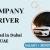 Company Driver Required in Dubai