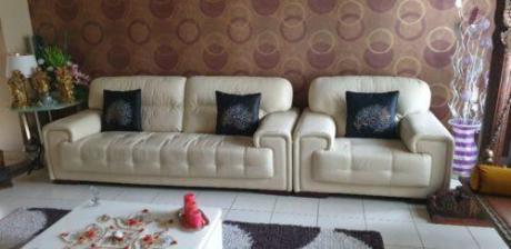 Genuine Leather Sofa -