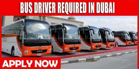BUS DRIVER REQUIRED IN DUBAI