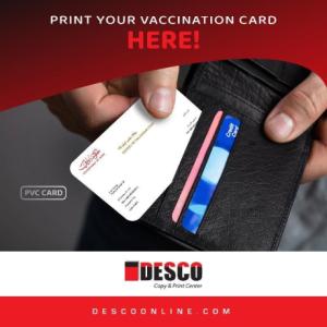 Travel Vaccination Card Printing in Dubai