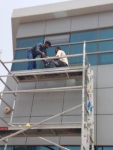 Broken glass replacement, Shower Glass Partition 052-5868078