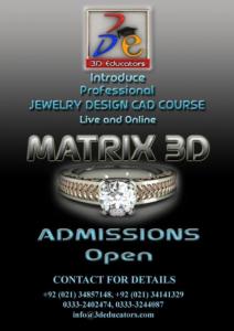 Jewelry Design Cad Course in Karachi and Pakistan