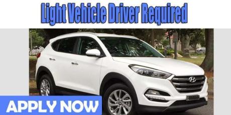 Light Vehicle Driver Required