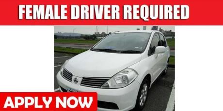 FEMALE DRIVER REQUIRED