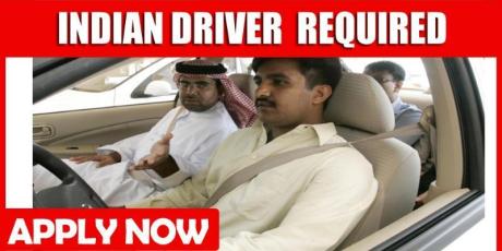 INDIAN DRIVER REQUIRED IN DUBAI