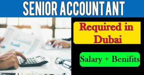Senior Accountant Required in Dubai