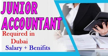 Junior Accountant Required in Dubai