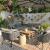 Outdoor seating set