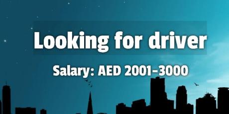 Looking for driver on visit visa