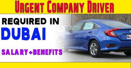 Urgent Company Driver Required in Dubai