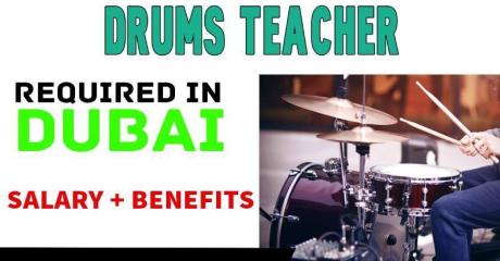 Drums Teacher Required in Dubai