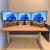 x3 Monitors + Standing Desk Setup - Complete set for sale
