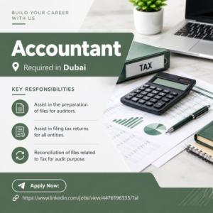 Accountant Required in Dubai