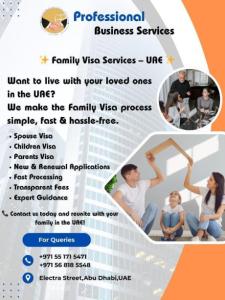 WE CAN PROVIDE FAMILY VISA SERVICES. CONTACT US TODAY!