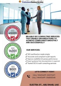 Accredited ISO Certification Consultancy Services in the UAE