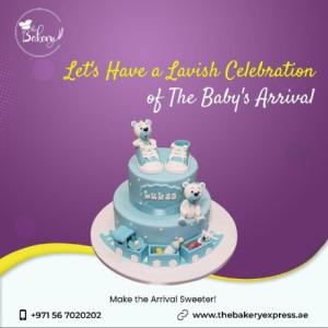 Sweet Arrival: Celebrate with a Personalized Baby Shower Cake!