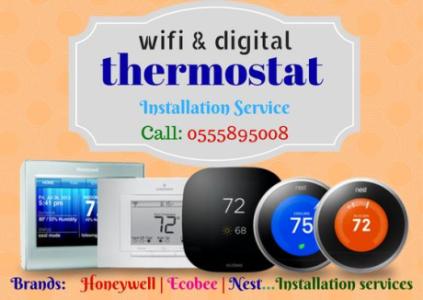 Honeywell, Ecobee, Nest thermostat installation services in Discovery Garden,Downtown dubai,springs