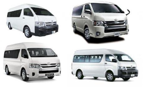15 Seats Hiace Minivan rental