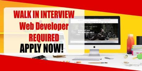 WALK IN INTERVIEW WEB DEVELOPER REQUIRED IN DUBAI