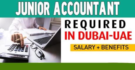 Junior Accountant Required in Dubai