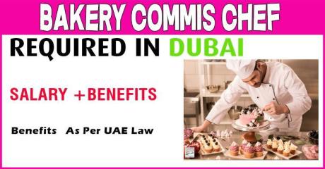 Bakery Commis Chef Required in Dubai
