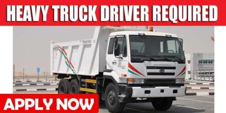 HEAVY TRUCK DRIVER REQUIRED
