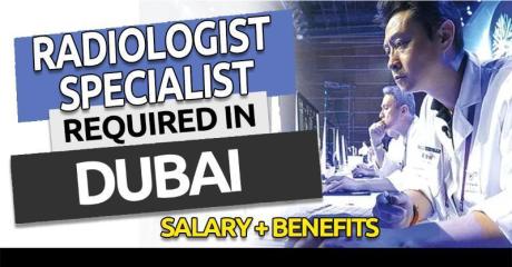 Radiologist Specialist Required in Dubai