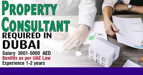 Property Consultant Required in Dubai