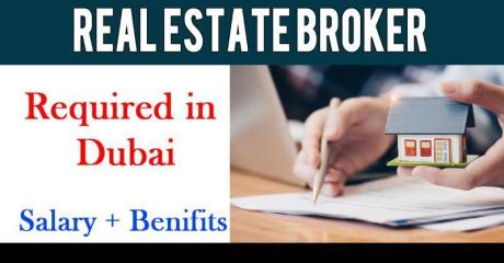 Real Estate Broker Required in Dubai