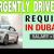 Urgently Driver Required in Dubai