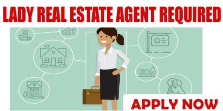 LADY REAL ESTATE AGENT REQUIRED IN DUBAI