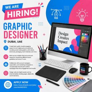Graphic Designer Requried in Dubai
