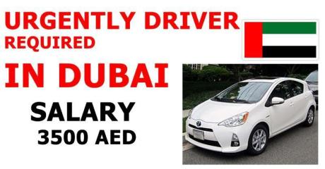 URGENTLY DRIVER REQUIRED IN DUBAI