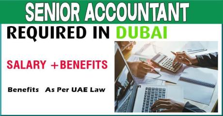 Senior Accountant Required in Dubai