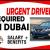 URGENT DRIVER REQUIRED IN DUBAI