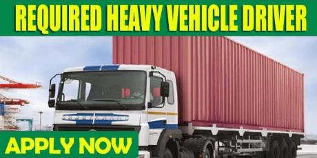 REQUIRED HEAVY VEHICLE DRIVER