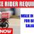 BIKE RIDER REQUIRED