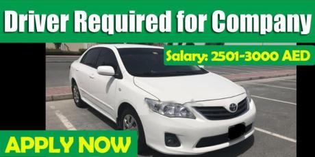 Driver required for a reputed company