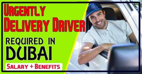 Urgently Delivery Driver Required in Dubai -