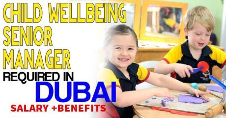 Child Wellbeing Senior Manager Required in Dubai