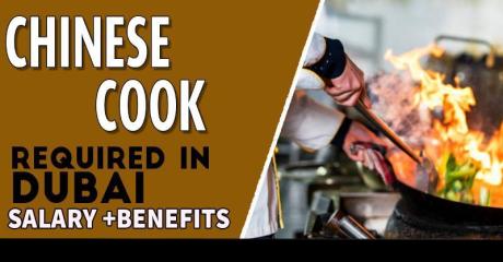 Chinese Cook Required in Dubai