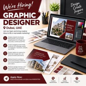 Graphic Designer Required in Dubai