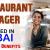 Restaurant Manager Required in Dubai -