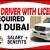 DRIVER WITH LICENSE REQUIRED IN DUBAI