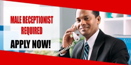MALE RECEPTIONIST REQUIRED IN DUBAI
